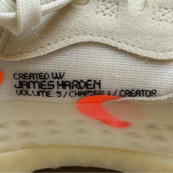 Adidas Harden Vol 5 FUTURENATURAL TOKYO White‎ Solar Red 12 GW5388 Basketball - Picture 2 of 15